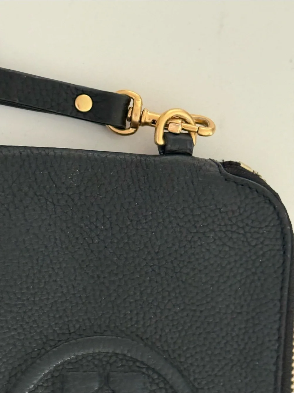 Tory Burch Leather Wristlet
